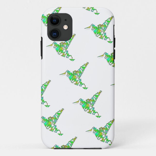 Funda De Case-Mate Para iPhone Abstract Hummingbird (Reverso)