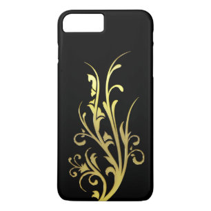 title_seo2 Abstract Luxury Faux Gold Flower