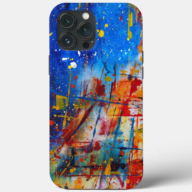 Funda De Case-Mate Para iPhone Abstract Paint Splatt (Reverso )