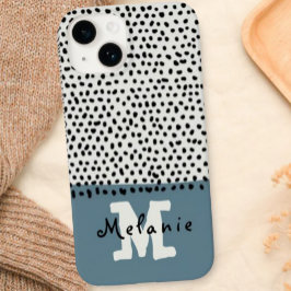 Funda Para iPhone 14 De Case-Mate Abstract trendy minimal  hand sketched Monogram