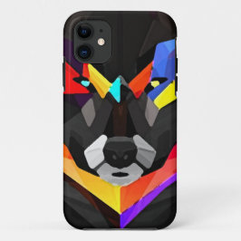 Funda Para iPhone 11 Abstract wolf iphone