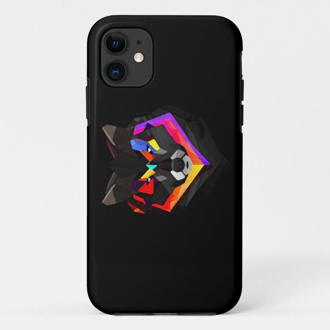 Funda De Case-Mate Para iPhone Abstract wolf iphone (Reverso)