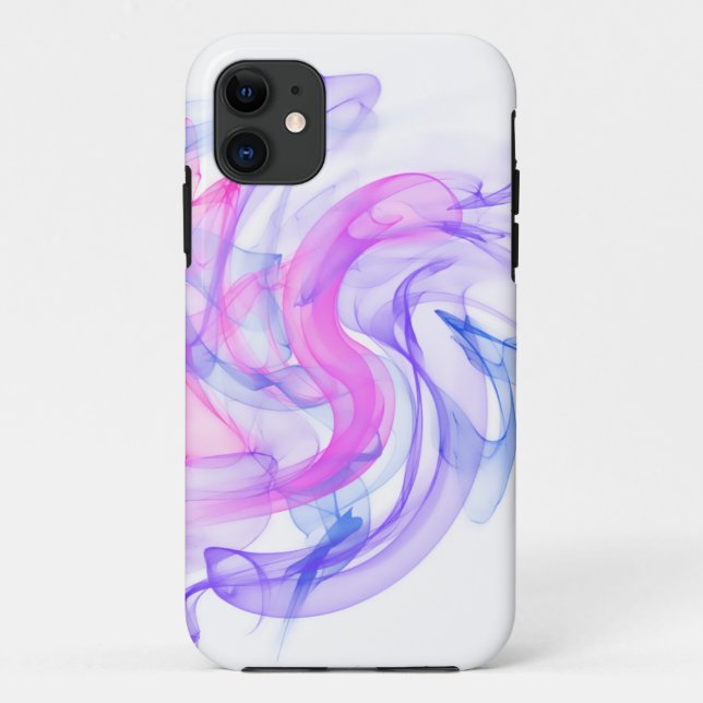 Funda De Case-Mate Para iPhone Abstracta el humo en el agua (Reverso)