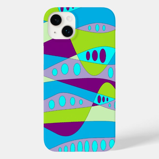 Funda De Case-Mate Para iPhone Abstracto (Reverso )