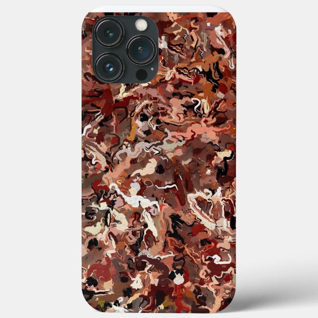 Funda De Case-Mate Para iPhone Abstracto Agujas De Pino (Reverso )