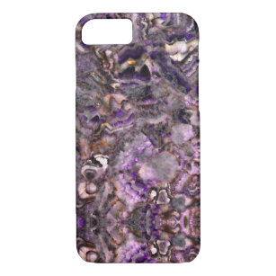 Funda Para iPhone 8/7 Abstracto amethyst color púrpura granito de mármol