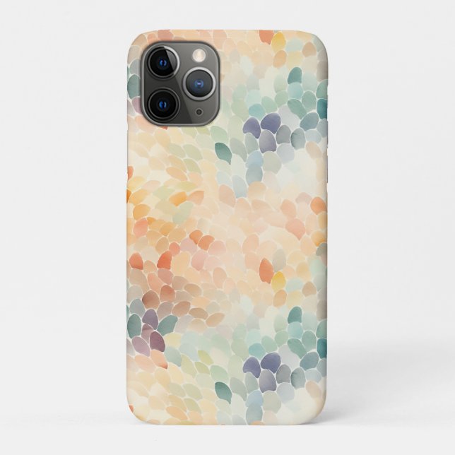 Funda De Case-Mate Para iPhone Abstracto de Acuarela en Pastel Suave (Reverso)