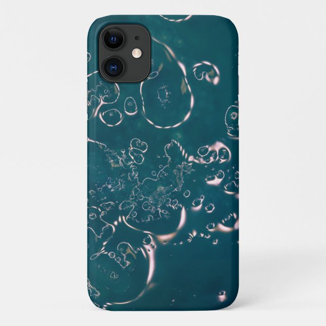 Funda De Case-Mate Para iPhone abstracto de burbuja (Reverso)