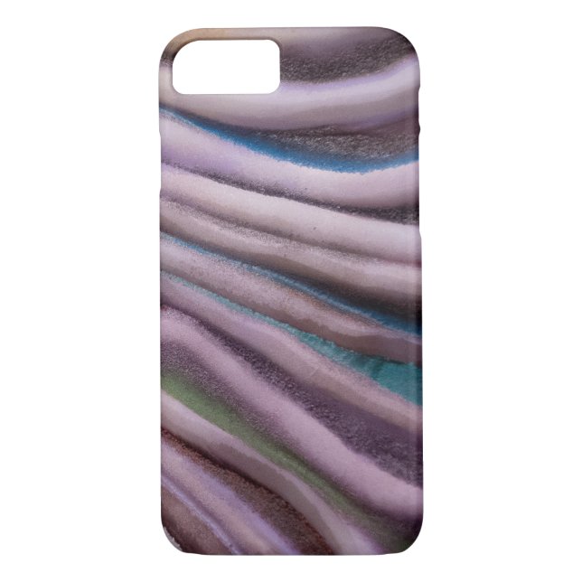 Funda De Case-Mate Para iPhone abstracto de giro macro pintado moderno (Reverso)