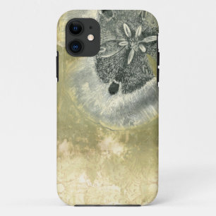 Funda Para iPhone 11 Abstracto de la cabeza de flor con textura acrista