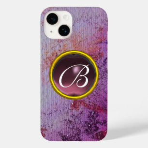 Funda Para iPhone 14 De Case-Mate ABSTRACTO GEM MONOGRAM púrpura