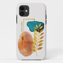 Funda Para iPhone 11 Abstracto Geométrico Moderno Minimalista de Mitad 