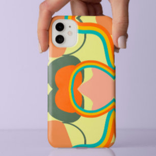 Funda Para iPhone 13 Pro Max Abstracto vintage colorido de los años 80 sobre es