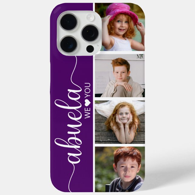 Funda De Case-Mate Para iPhone Abuela 4 Foto (Reverso )