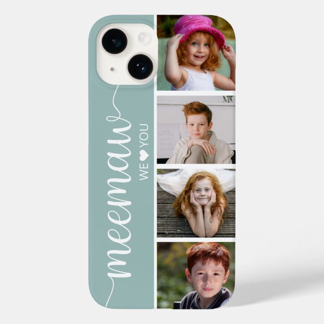 Funda De Case-Mate Para iPhone Abuela 4 Fotos (Reverso )