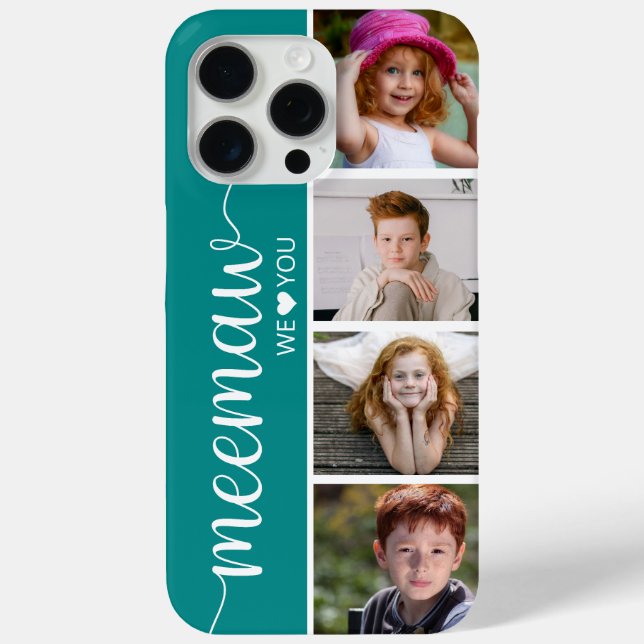 Funda De Case-Mate Para iPhone Abuela 4 Fotos (Reverso )