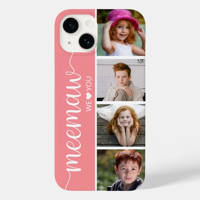 Funda De Case-Mate Para iPhone Abuela 4 Fotos (Reverso )