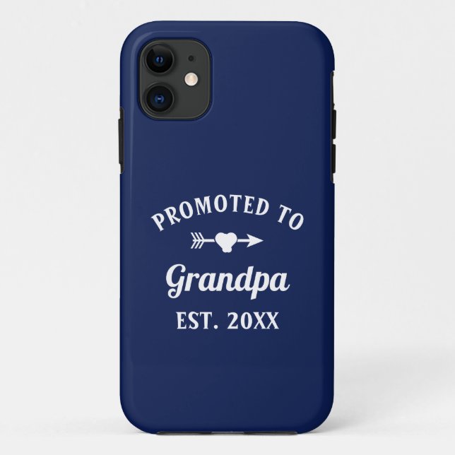 Funda De Case-Mate Para iPhone Abuelo Abuelo Gramps Papa Ascendido Al Abuelo (Reverso)