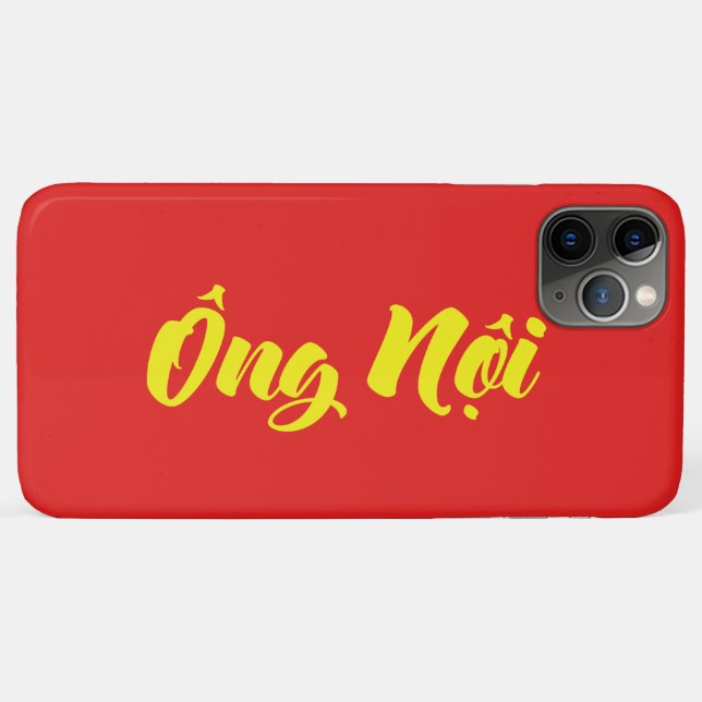 Funda De Case-Mate Para iPhone Abuelo vietnamita (paternal) - Ông Noi (Reverso (horizontal))