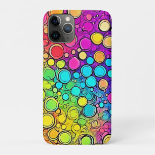 Funda Para iPhone 11 Pro Abundancia de la burbuja del arcoiris
