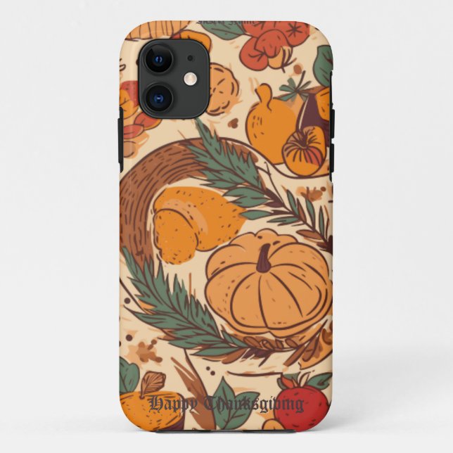 Funda De Case-Mate Para iPhone Abundancia de otoño (Reverso)