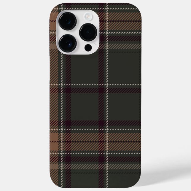 Funda De Case-Mate Para iPhone Academia Green Plaid (Reverso)