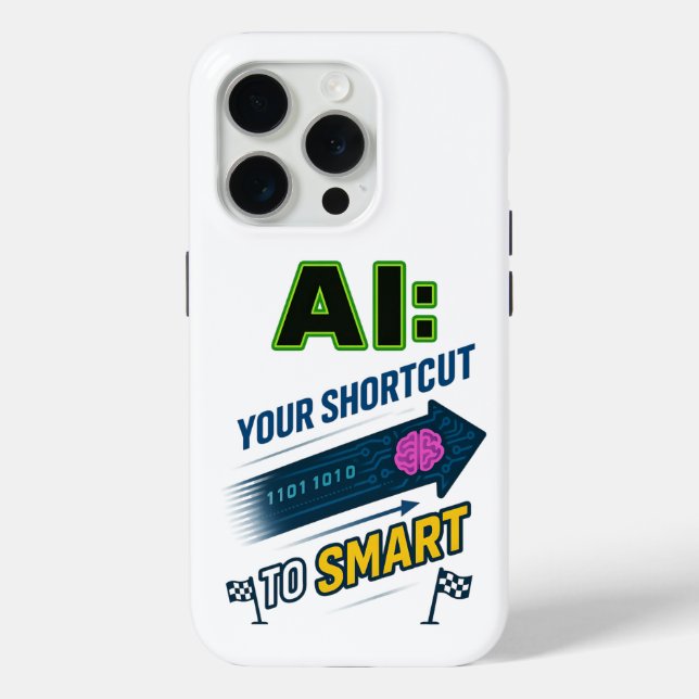 Funda De Case-Mate Para iPhone Acceso directo a inteligencia artificial inteligen (Reverso )