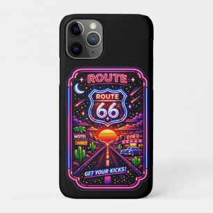 Funda Para iPhone 11 Pro Accesorio de teléfono con puesta de sol de neón de