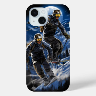 Funda Para iPhone 15 Acción de esquí
