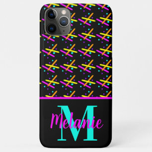 Funda Para iPhone 11 Pro Max Acción de láser neón brillante fluorescente