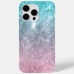 Funda Para iPhone 15 Pro Max Aceite azul Pink (galaxia de mar rosa) abstracto M