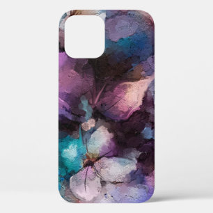 Funda Para iPhone 12 Aceite colorido abstracto, pintura acrílica de pri