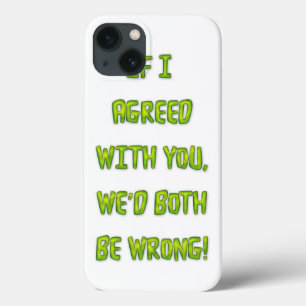 Funda Para iPhone 13 Acepto texto gracioso