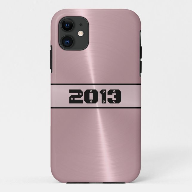 Funda De Case-Mate Para iPhone Acero inoxidable brillante de bronce Metalizado 2 (Reverso)