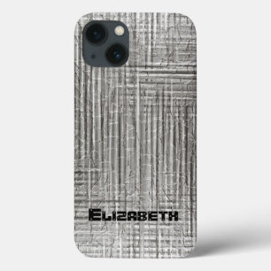 Funda Para iPhone 13 Acero inoxidable cromo Metalizado