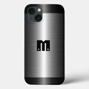 Funda Para iPhone 13 Acero inoxidable plateado Metalizado