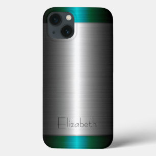 title_seo2 Acero inoxidable plateado y verde Metalizado