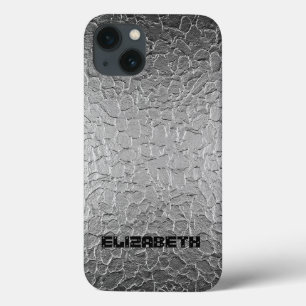 Funda Para iPhone 13 Acero plateado Metalizado
