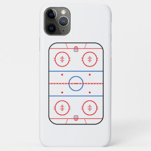 Funda Para iPhone 11 Pro Max Acompañante de juego de hockey con diagrama de hie