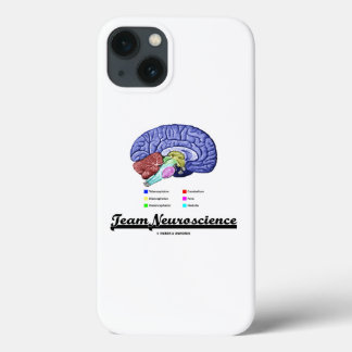 Funda Para iPhone 13 Actitud de anatomía cerebral de neurociencia de eq
