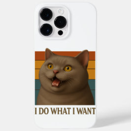 Funda Para iPhone 14 Pro Max De Case-Mate Actitud del gato retro