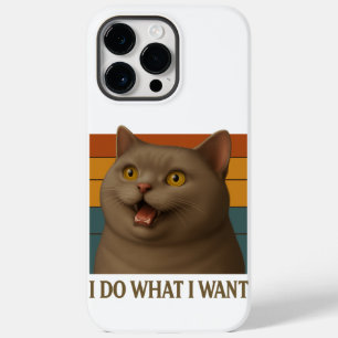 Funda Para iPhone 14 Pro Max De Case-Mate Actitud del gato retro