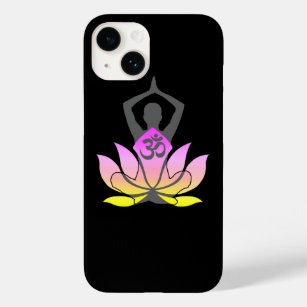 Funda Para iPhone 14 De Case-Mate Actitud espiritual de la yoga de la flor de OM