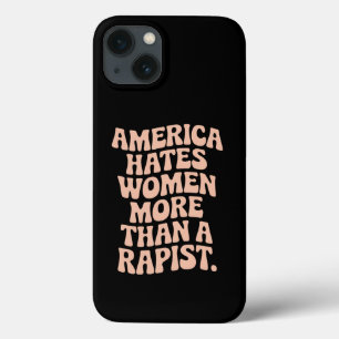 Funda Para iPhone 13 Activista feminista de la protesta anti Trump anti
