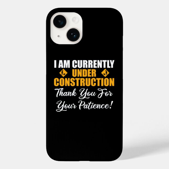 Funda De Case-Mate Para iPhone Actualmente Estoy En Construcción (Reverso )
