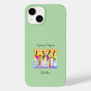 Funda Para iPhone 14 De Case-Mate Acuarela, abstracto expresivo de felicidad