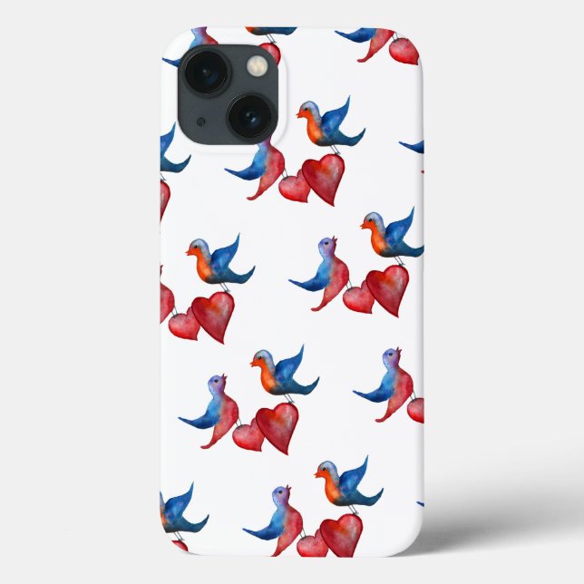 Funda De Case-Mate Para iPhone Acuarela Aves iPhone 6/6s, Tough Xtreme, Love (Reverso)