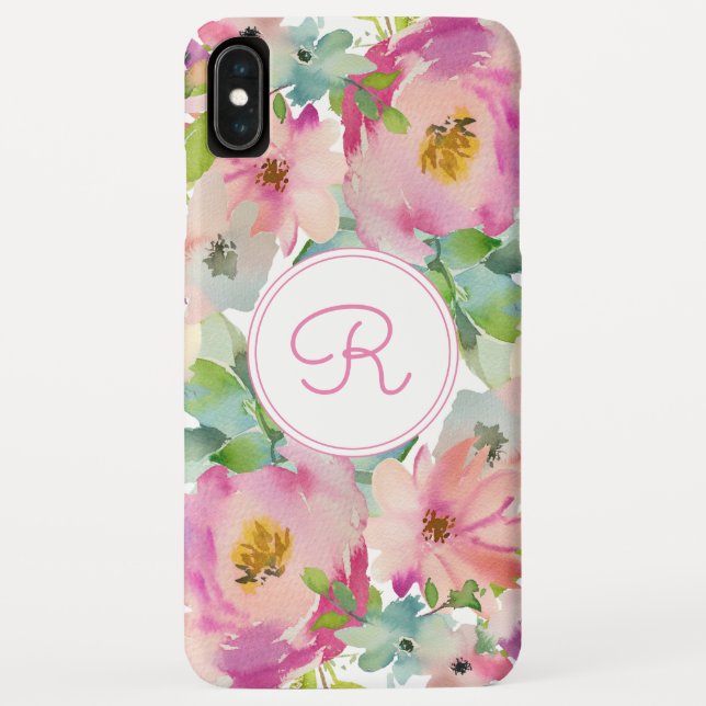 Funda De Case-Mate Para iPhone Acuarela Boho Pastel (Reverso)