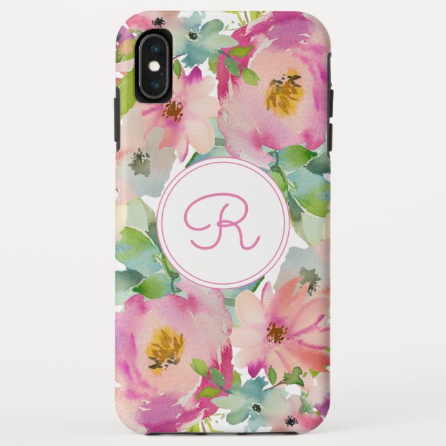 Funda De Case-Mate Para iPhone Acuarela Boho Pastel (Reverso)