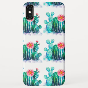 Funda Para iPhone XS Max acuarela Cactus